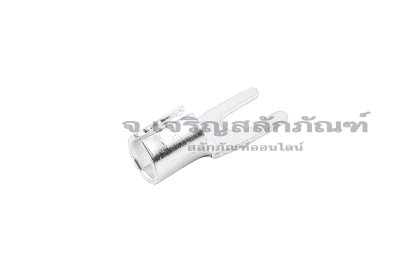 [E] หางปลาส้อม เปลือย UT ทองเหลืองชุบดีบุก รุ่น Y10-5 รูใส่สายไฟกว้าง 5.5 mm ยาว 22.2 mm ช่องว่างส้อม 5.2 mm
